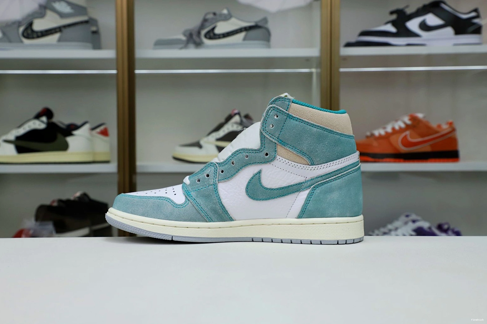 RETRO 1 HIGH GREEN' OG JORDAN 'TURBO AIR 0710